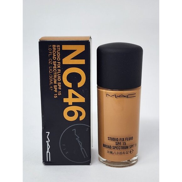 MAC NC46 Studio Fix Fluid Foundation SPF 15 - Picture 1 of 2